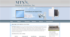 Desktop Screenshot of mtxmedical.com