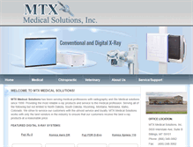 Tablet Screenshot of mtxmedical.com